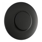 Выключатель круглый одноклавишный с рамкой черный пластик Arte Milano SET08-1-30-1 black