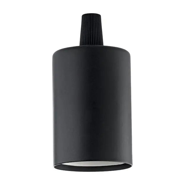 Патрон Ideal Lux Portalampada E27 Liscio Nero 242576 Патрон Ideal Lux Portalampada E27 Liscio Nero 242576