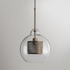 Подвесной светильник CATCH F Pear L. Цвет бронза. Lampatron 996-303