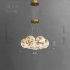 Люстра LILLIS BALL MARBLE 7 плафонов. Размер M Lampatron lillis-ball-marble-7-m 9059-25793