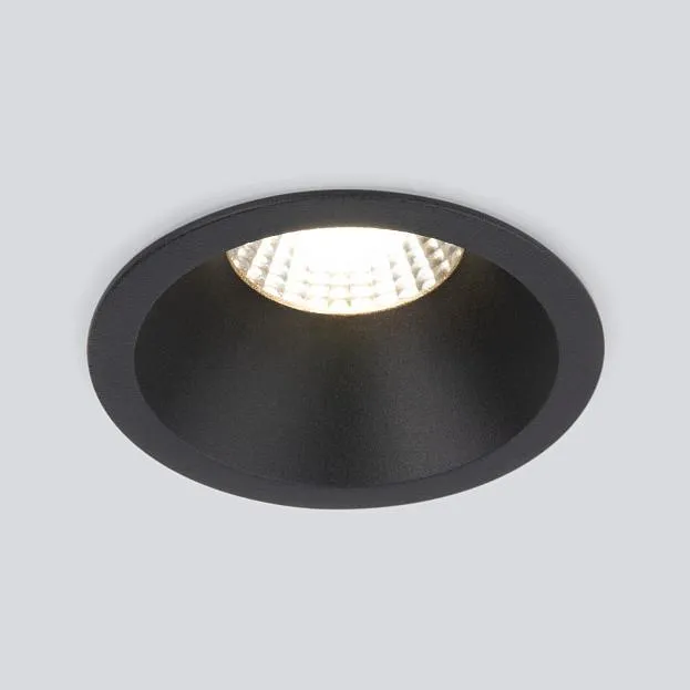 Встраиваемый светильник Elektrostandard 15266/LED черный Lin a055719 Встраиваемый светильник Elektrostandard 15266/LED черный Lin a055719