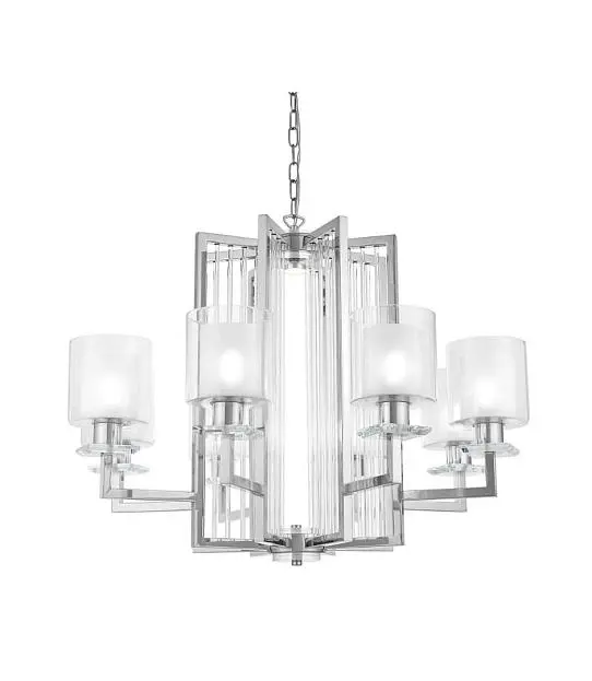 Подвесная люстра Lumina Deco LDP 8012-8 CHR Manhattan Подвесная люстра Lumina Deco LDP 8012-8 CHR Manhattan