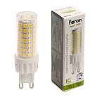 Лампа светодиодная диммируемая G9 10W 175-265V 4000K Feron 51742 LB-438