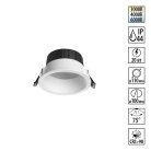 Светильник встраиваемый с переключателем цв. температуры IP44 LED 20W 220-240V 3000К\4000К\6000К Novotech 359555 CLARA