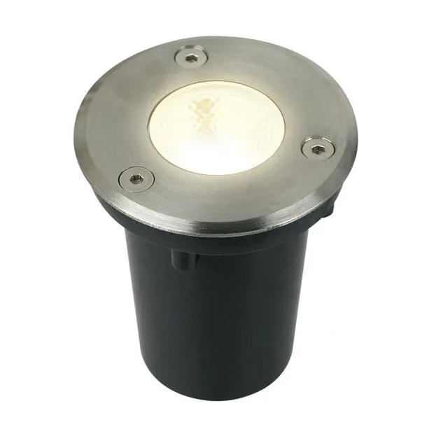 Встраиваемый светильник уличный тротуарный Uniel ULU-B13A-3W/2700K IP67 GREY