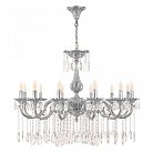 Люстра с хрустальными подвесками Bohemia Ivele Crystal AL78101/12/300 A Ni