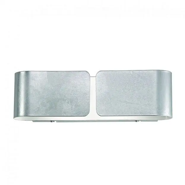 Настенный светильник Ideal Lux 088273 CLIP AP2 SMALL ARGENTO