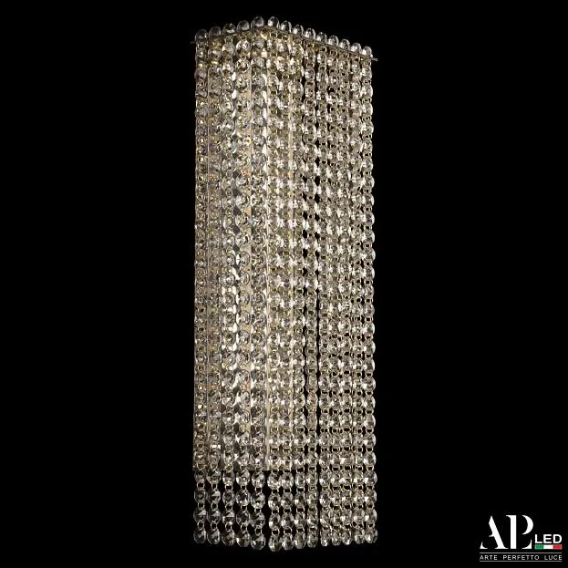 Бра светодиодные хрустальные APL LED SH500.B1.16-45.A.Gd.3000 Sicilia Бра светодиодные хрустальные APL LED SH500.B1.16-45.A.Gd.3000 Sicilia