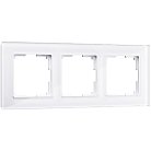 Рамка на 3 поста Werkel W0031101 (белый,стекло) a051196 Favorit