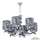 Люстра подвесная с плафонами 304957/6 Bk/Ni Arte Milano Florentia