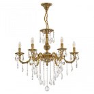 Люстра с хрустальными подвесками Bohemia Ivele Crystal AL78101/6/210 B GB