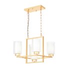 Подвесной светильник Lumina Deco LDP 1239-5 F.GD Lino