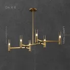 Реечный, рядный светильник INGARDA LONG 6 ламп Lampatron f-ingarda-long-6 6305-16978