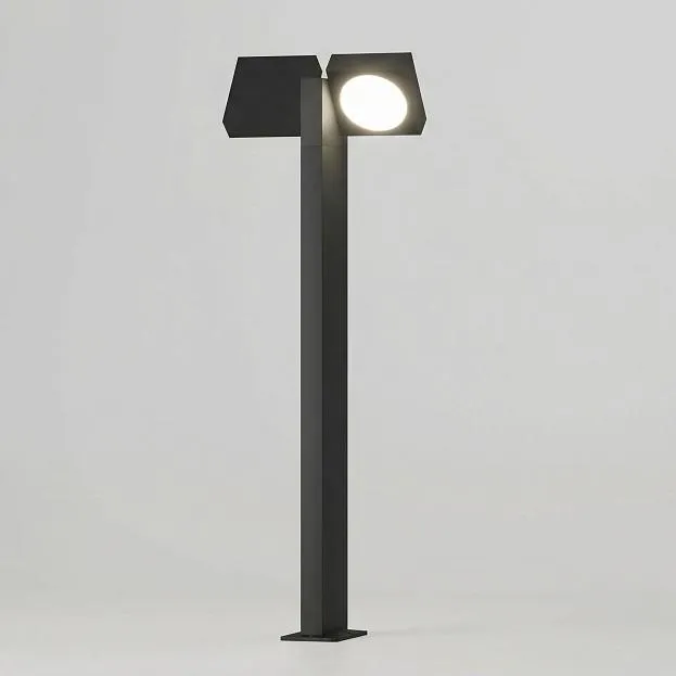 Светильник садово-парковый с поворотными плафонами Elektrostandard 35170/F черный Twin a064383