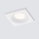 Встраиваемый светильник Elektrostandard 15271/LED белый Plain S a056026