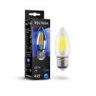 Светодиодная лампа Voltega 8463 Crystal Candle 5W 4000K E27 DIM VG10-C1E27cold5W-FD