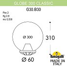 Уличный фонарь на столб FUMAGALLI GLOBE 300 Classic G30.B30.000.VZF1R