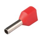 Наконечник штыревой втулочный изолированный НШВИ(2) 1,0-8 (DIY упаковка 25 шт) Stekker 50402 LD406-1008