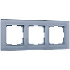 Рамка на 3 поста Werkel W0031115 (серый,стекло) Favorit a050963