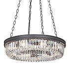 Подвесная люстра Retro Frozen Clear Glass Chandelier D 62 ImperiumLoft 156518-22 40.3308-2