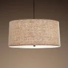 Люстра Rh Round Linen Shade Pendant 75147-22 ImperiumLoft