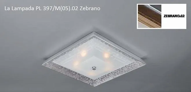 Потолочный светильник Reccagni Angelo PL 397/4.02 Zebrano 397