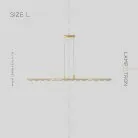 Реечный, рядный светильник CARIA LONG Размер L. Цвет Черный Lampatron 6064-16242