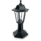 Светильник садово-парковый на постамент 6-ти гранник 60W E27 230V черный Feron 32273 НТУ 06-60-001