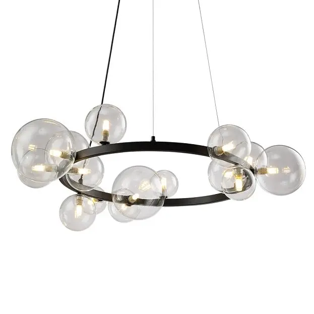 Люстра Delight Collection OMG1075R black/clear Art Deco Bubble Люстра Delight Collection OMG1075R black/clear Art Deco Bubble
