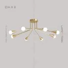 Люстра SINGLE 8 ламп Lampatron single-8 5458-14097