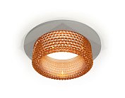 Комплект встраиваемого светильника с композитным хрусталем Ambrella light XC6514044 Techno