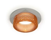 Комплект встраиваемого светильника с композитным хрусталем Ambrella light XC6514044 Techno