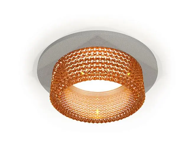 Комплект встраиваемого светильника с композитным хрусталем Ambrella light XC6514044 Techno Комплект встраиваемого светильника с композитным хрусталем Ambrella light XC6514044 Techno