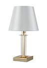 Настольная лампа Crystal Lux NICOLAS LG1 GOLD/WHITE 3401/501