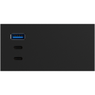 USB зарядное устройство, 100W, Type A + C + C, 4 мод., черн. матовая (90х45мм) Donel DUSB100WANM 45х45