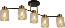 Потолочная люстра ILLUMICO IL6111-5COU-79 BK GD