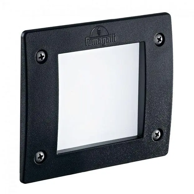 Уличный светодиодный светильник Ideal Lux 096582 LETI FI1 SQUARE NERO Уличный светодиодный светильник Ideal Lux 096582 LETI FI1 SQUARE NERO