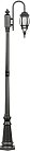 Наземный фонарь Oasis Light 83409S 10 down Bl AMERICA S