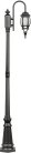 Наземный фонарь Oasis Light 83409S 10 down Bl AMERICA S