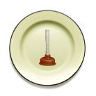 Тарелка Plunger Seletti 16839 Toiletpaper Enamel