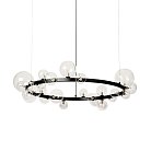 Люстра Delight Collection 8828P/L black/clear Art Deco Bubble