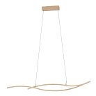 Cветод подвес 20W(LED), H1200, сталь, пластик, коричн/ пластик, белый, 4000K, 2500lm Eglo 901212 GRISOLIA