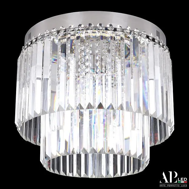 Потолочная люстра APL LED SH09.40.C.Ni.4000.PK Sicilia Потолочная люстра APL LED SH09.40.C.Ni.4000.PK Sicilia