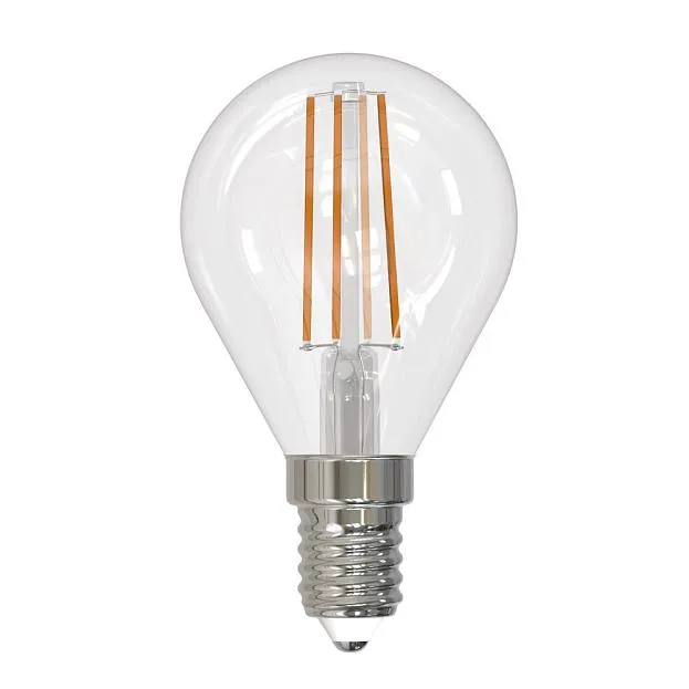 Лампочка светодиодная Uniel LED-G45-9W/3000K/E14/CL PLS02WH картон Лампочка светодиодная Uniel LED-G45-9W/3000K/E14/CL PLS02WH картон
