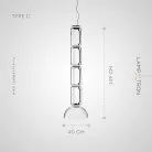 Подвесной светильник QUENTIN Тип C. Размер XL Lampatron 8357-22848