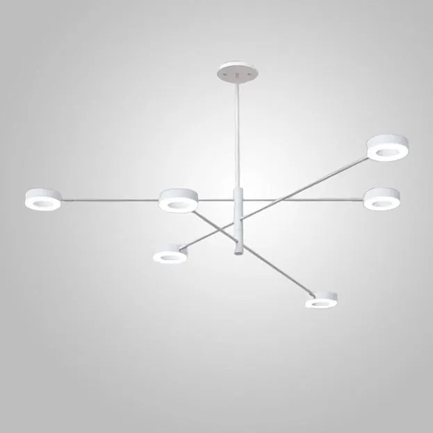 Люстра на штанге ATISSA S 6 D115 White ImperiumLoft 243420-26 ATISSA01