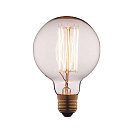 Лампа накаливания Loft It G9560 E27 60W шар прозрачный Edison Bulb