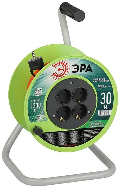 Розеточные блоки, удлинители ЭРА RP-4e-3х0.75-30m