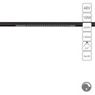 Трековый светильник Arte Lamp A7497PL-1BK OPTIMA