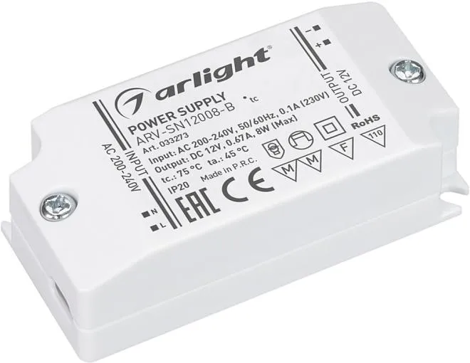Блок питания Arlight 033273 Блок питания Arlight 033273